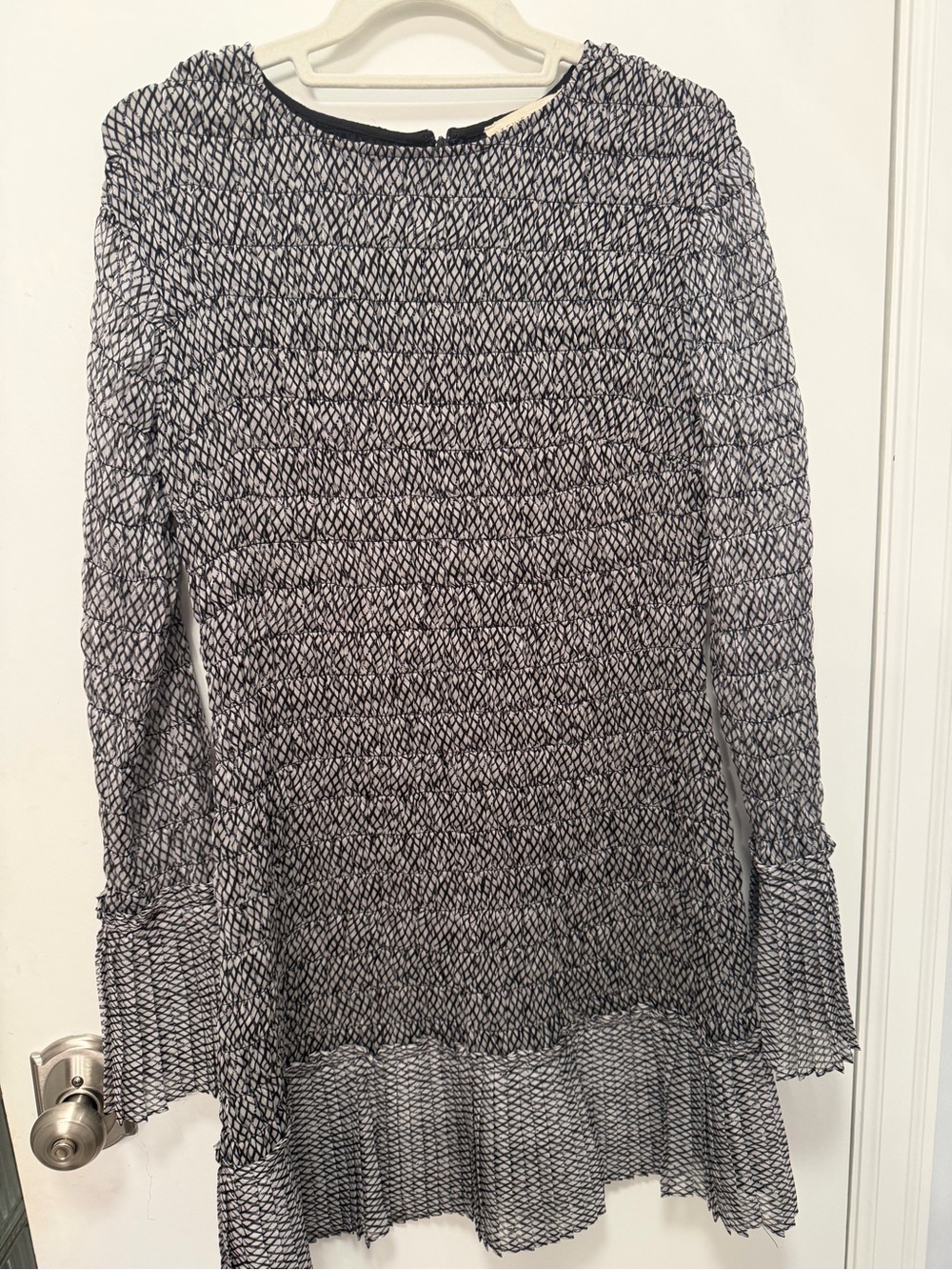 Stevie May Black and White High-Low Dress